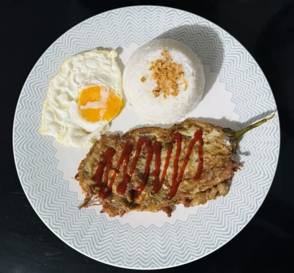 Tortang Talong with Egg